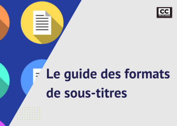 guide formats sous titres