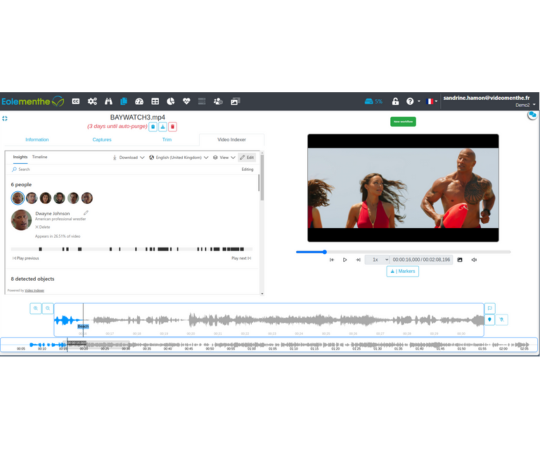 Indexation vidéo IA